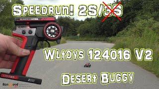 Speedrun: 2S/3S-Fail Wltoys 124016 V2 Desert buggy | HD+ | German/Deutsch