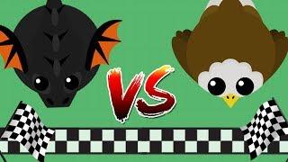 Mope.io - EAGLE KILLS BLACK DRAGON! EAGLE GLITCH!