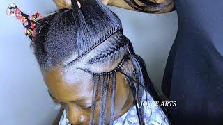 Best Explained Ethiopian lines tutorial || 4in1 Albaso Tigray hairstyle @JOYCEARTS-p2p