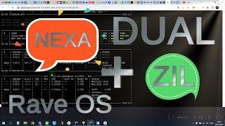 NEXA + ZIL| DUAL МАЙНИНГ | СИСТЕМА RAVE OS.