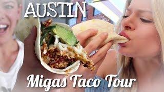 Migas Breakfast Tacos in Austin | Mukbang