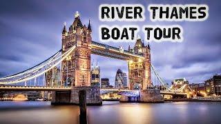 London River Thames Boat tour l Central London l Historical Sites l London Bridge l Tour Guide