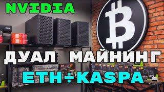 Как настроить ДУАЛ майнинг ETH+KASPA на NVIDIA HiveOS