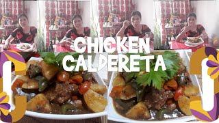 CHICKEN CALDERETA//CALDERETA RECIPE//MD Varieties vlog