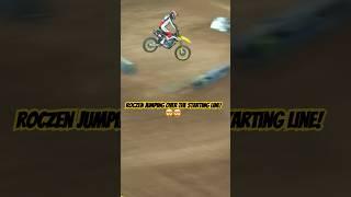 Roczen Jumping over the Starting Line  // #Shorts #Supercross2025 #Supercross #MXForos