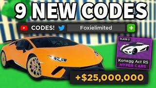 *NEW* WORKING ALL CODES FOR Car Dealership Tycoon 2025 JANUARY! ROBLOX Car Dealership Tycoon CODES