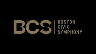 Boston Civic Symphony Livestream Sunday, April 27, 2024 – 3:00 PM EST