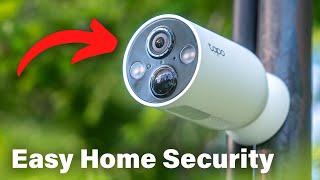 The Best Outdoor Home Security System for Your Home! TP-Link Tapo Wire-Free MagCam Review