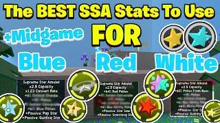 How To Get The BEST SSA Stats For EVERY COLOR & MIDGAME! (Bee Swarm Simulator)