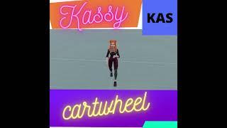 Kassy Doing a Cartwheel