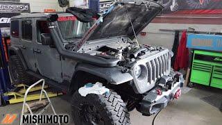 WHY KEEP YOUR STOCK JEEP PARTS!? Wrangler JL Snorkel Install & Body Repairs