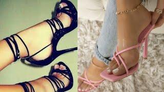 styles très charmants de chaussures à talons hauts/ charming collection of high heel open toe sandal