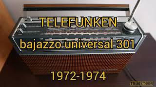 TELEFUNKEN bajazzo universal 301 transistor radio (1972-74)