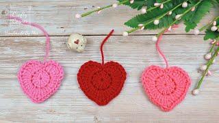 How To Crochet Easy Heart Step By Step Tutorial