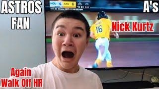 Astros Fan Reacts to loss vs. Athletics! Nick Kurtz Walk Off Home Run Again 6/19/25