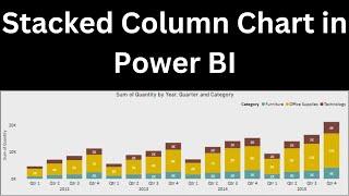 How to  Create Stacked column chart in Power BI