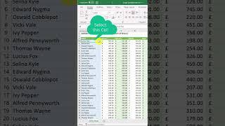 Excel tip: Freeze headings when scrolling #shorts