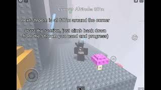 where to find the shroom guys shrooms :) | ROBLOX steep steps Mushroom Collection badge guide