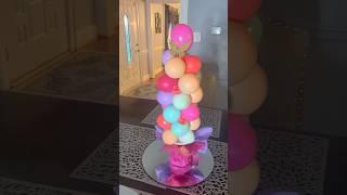 Dollar tree balloons centerpiece DIY #partydecor #balloonsdecor #ballooncrafts #ballons