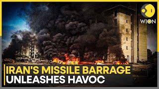 Israel-Iran War: Iranian Missiles Strike Southern Israel, Fire Erupts As Cars Set Ablaze | WION
