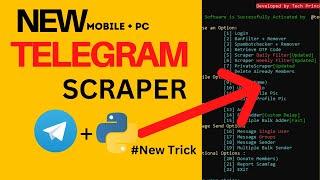 Telegram scraper new method 2024  [Ultra-Fast ]