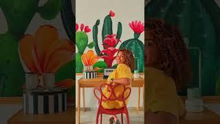 Wes Anderson Airbnb Tour in SPAIN!  (PT 1) #Shorts #Airbnb #Spain