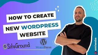  How to Create a Wordpress Website + SSL certificate with SiteGround 2023 