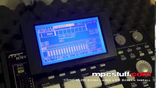 MPC 1000 XLCD Large LCD Screen from MPCstuff.com - Install Video