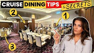 13 CRUISE DINING Tips & Secrets To Know BEFORE Your Cruise!