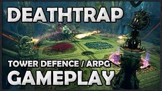 DEATHTRAP Gameplay - Campaign Mission - Tower Defence / Action RPG from Van Helsing Devs