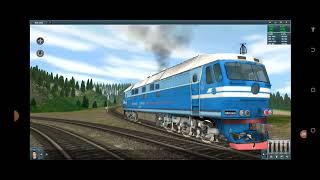 обзор, ТЭП70 trainz simulator Android