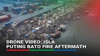 DRONE VIDEO: Isla Puting Bato fire aftermath