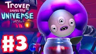 Trover Saves the Universe - Gameplay Walkthrough Part 3 - Voodoo Person and Flesh World!