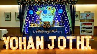 Floral Birthday theme decor by Manorangz Events at Trident hotel, Pazavanthangal- 7299088847 #bday