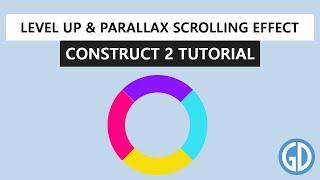 5. Color Switch - level up & Parallax Scrolling Effect (Construct 2/3 Tutorial)