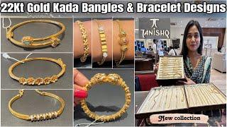 Tanishq Gold Kada & Bracelet Designs 3Gm Starts| Single Kada Bangle| Lightweight Gold Bracelet 2025
