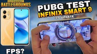 Infinix smart 9 PUBG TEST  | Heatup, Fps, & Battery Performance Review.