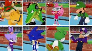 Mario & Sonic at the Olympic Games DS - All Lose Animations