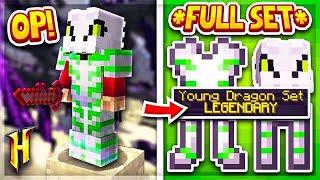 Hypixel Skyblock : COMPLETE MAXED YOUNG DRAGON ARMOR SET! l Minecraft Skyblock (66)