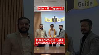 Meet NDA - 151 Toppers!! #nda2023