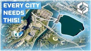 How Water Features Transform your City From Boring to Beautiful | Cities Skylines 2