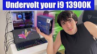 Undervolt your i9 13900K for more FPS and Lower Temperature!