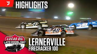 Firecracker 100 | Lucas Oil Late Model Dirt Series at Lernerville Speedway 6/21/25 | Highlights