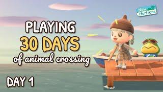 FINALLY STARTING My Forever Island!  (DAY 1) 30 Days of Animal Crossing!