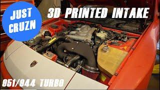 3D Printed Car Parts: Designing and printing a custom Porsche 944 Turbo Intake // Just Cruz'n