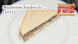 Mushroom Sandwich (1937) on Sandwiches of History⁣