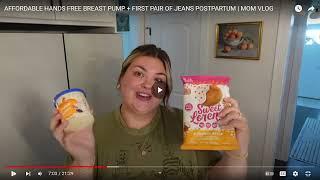 REACTION to Alexandra Rodriguez AFFORDABLE HANDS FREE BREAST PUMP + FIRST PAIR OF JEANS POSTPARTUM |