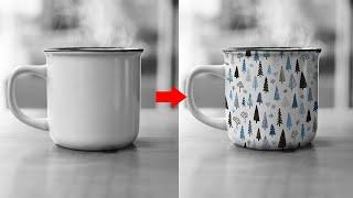 Wrap Images Around Objects in Photoshop cc 2021