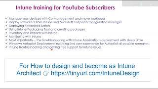 Microsoft Intune Full training Course  Endpoint Manager Intune tutorial  MEM INTUNE