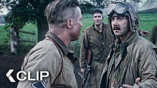 "Who is Coming? The GERMANS!" - FURY Clip | Brad Pitt, Shia LaBeouf